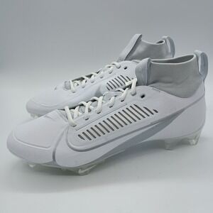 Nike Vapor Edge Pro 360 2 Football Cleats White Silver DA5456-100 Mens 13
